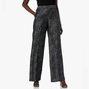 Equipment Silk Leopard Wide Leg Pants | Size US 6